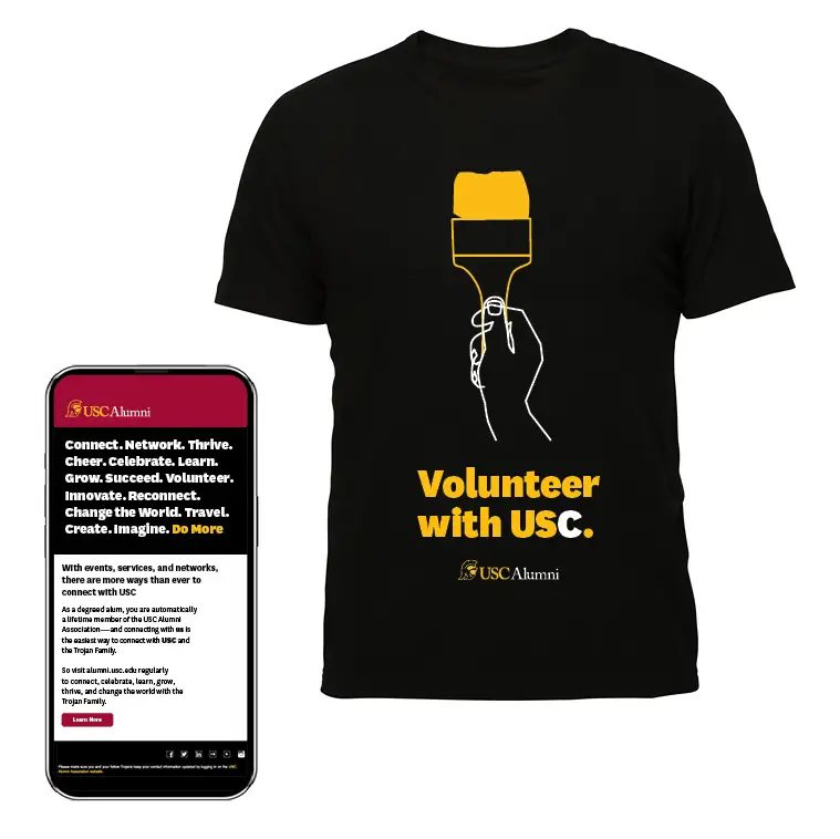mobile screen and a shirt